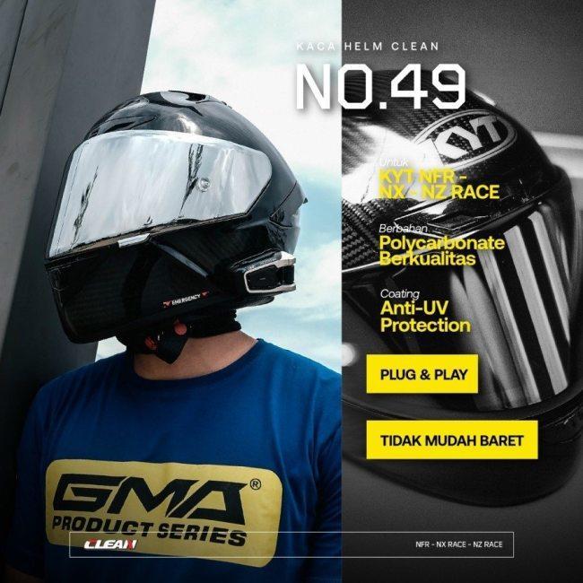 Clean クリーン Helmet Visor Iridium No.49 NF-R NZ-Race NX-Race ヘルメットシールド ヘルメット | ブランド登録なし | 05