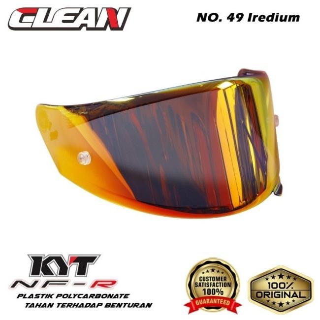 Clean クリーン Helmet Visor Iridium No.49 Color：Revo Red NF-R NZ-Race NX-Race ヘルメットシールド ヘルメット | ブランド登録なし | 01