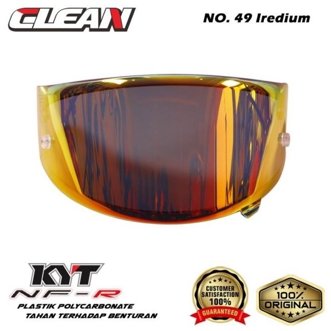Clean クリーン Helmet Visor Iridium No.49 Color：Revo Red NF-R NZ-Race NX-Race ヘルメットシールド ヘルメット | ブランド登録なし | 02