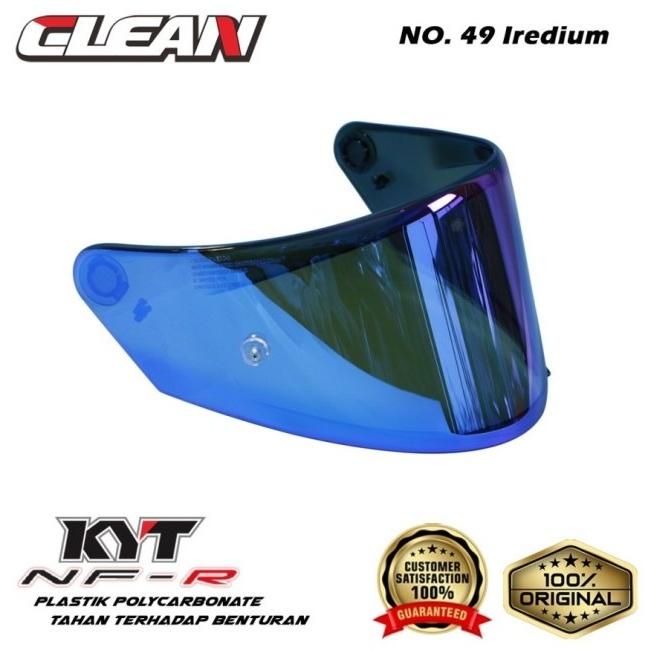 Clean クリーン Helmet Visor Iridium No.49 Color：Revo Blue NF-R NZ-Race NX-Race ヘルメットシールド ヘルメット | ブランド登録なし | 01