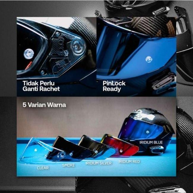 Clean クリーン Helmet Visor Iridium No.49 Color：Revo Blue NF-R NZ-Race NX-Race ヘルメットシールド ヘルメット | ブランド登録なし | 02