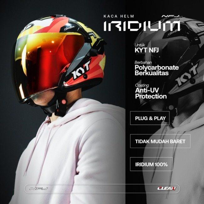 Clean クリーン Helmet Visor Iridium No.43 Color：Revo Red NFJ ヘルメットシールド ヘルメット | ブランド登録なし | 02