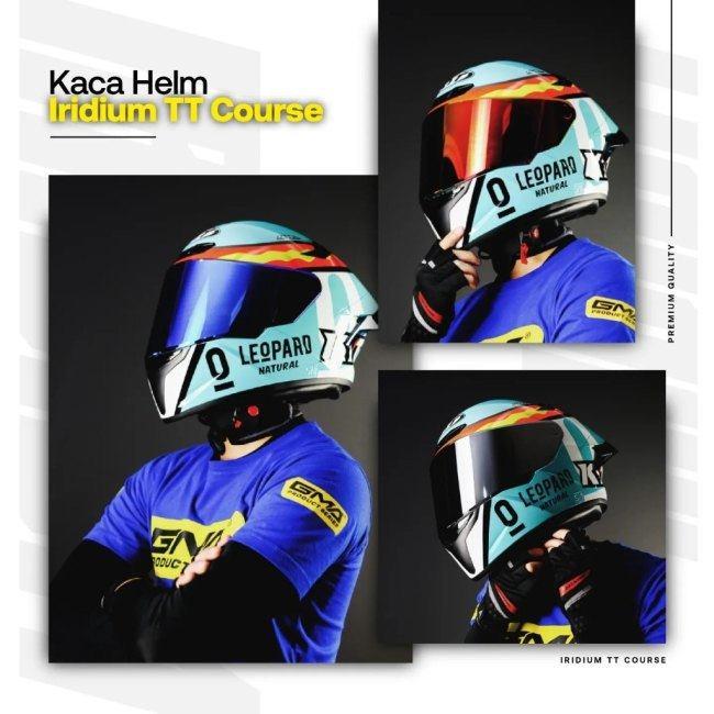 Clean クリーン Helmet Visor Iridium No.45 Color：Revo Gold TT Course ヘルメットシールド ヘルメット | ブランド登録なし | 01