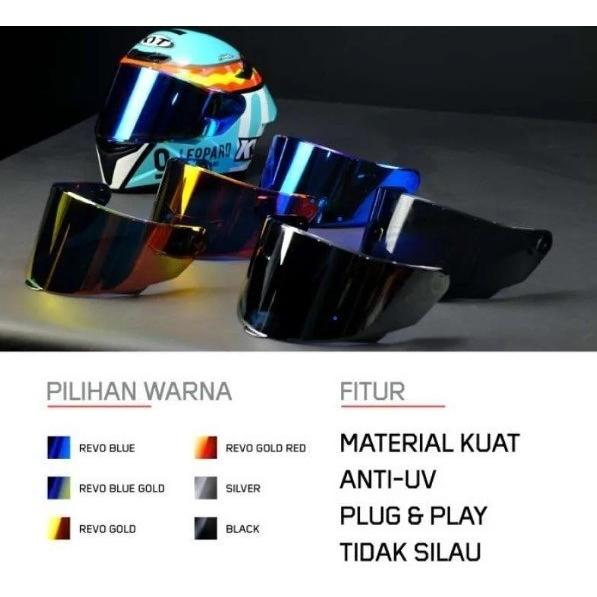 Clean クリーン Helmet Visor Iridium No.45 Color：Revo Gold TT Course ヘルメットシールド ヘルメット | ブランド登録なし | 03