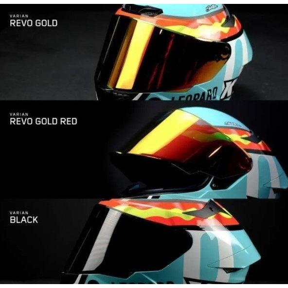 Clean クリーン Helmet Visor Iridium No.45 Color：Revo Gold TT Course ヘルメットシールド ヘルメット | ブランド登録なし | 04
