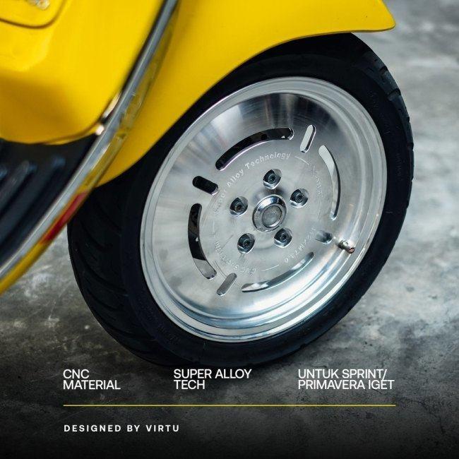 Virtu バーチュ Vintage Wheel Color：Chrome Sprint150 Primavera150