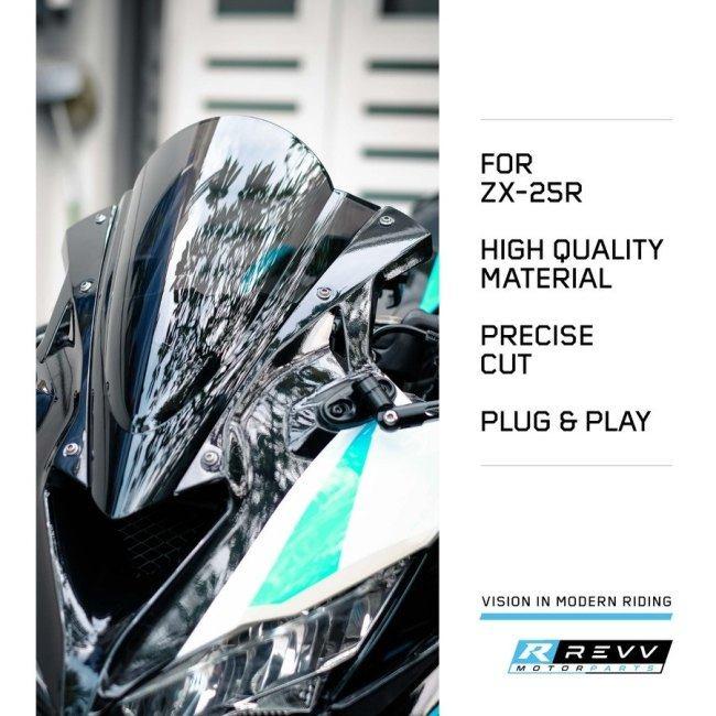 レブ Revv Windshield Color：Smoke ZX-25R ZX-4R ZX-4RR KAWASAKI
