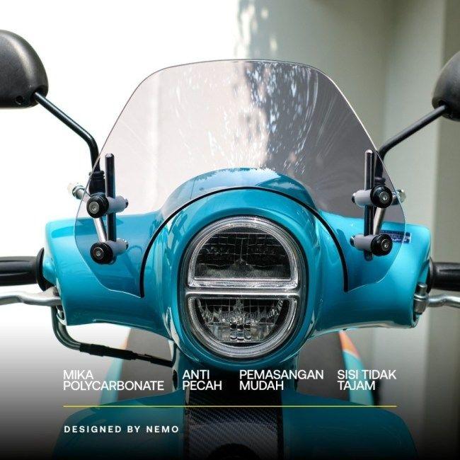 のあページ NEMO（ニーモ） ネモ Shark Windshield Color：Smoke Fazzio YAMAHA