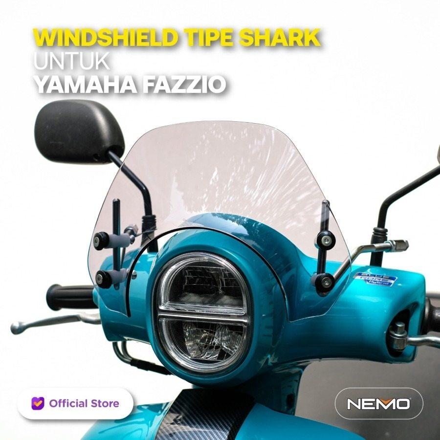 NEMO（ニーモ） ネモ Shark Windshield Color：Clear Fazzio YAMAHA