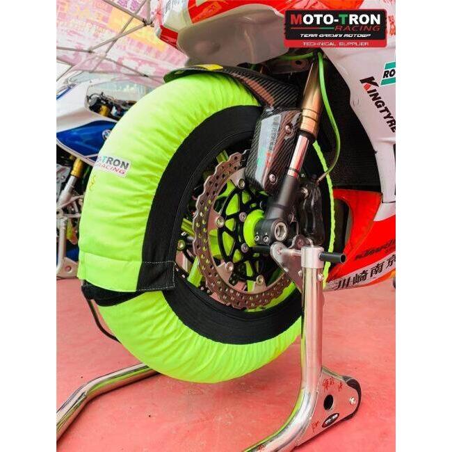 MOTO-TRON RACING モトトロンレーシング タイヤウォーマー F110/70/17 / R140/70/17 カラー：ネオンレッド タイプ：リムヒート その他タイヤ関連用品 | ブランド登録なし | 01