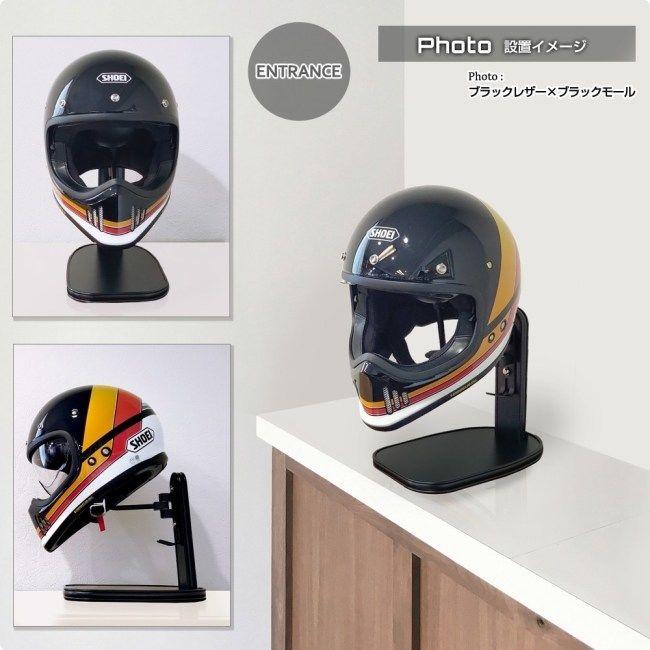 DELTA DIRECT デルタダイレクト ヘルメットスタンド タイプ：メッキモール / カラー：レザーブラック ヘルメットピロー・ヘルメットスタンド ヘルメット | デルタダイレクト | 04