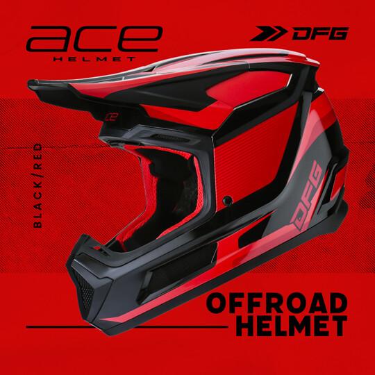 DFG ディーエフジー ACE [エース] オフロードヘルメット サイズ：M(57-58cm) ヘルメット | DFG | 17