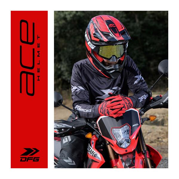 DFG ディーエフジー ACE [エース] オフロードヘルメット サイズ：L(59-60cm) ヘルメット | DFG | 19