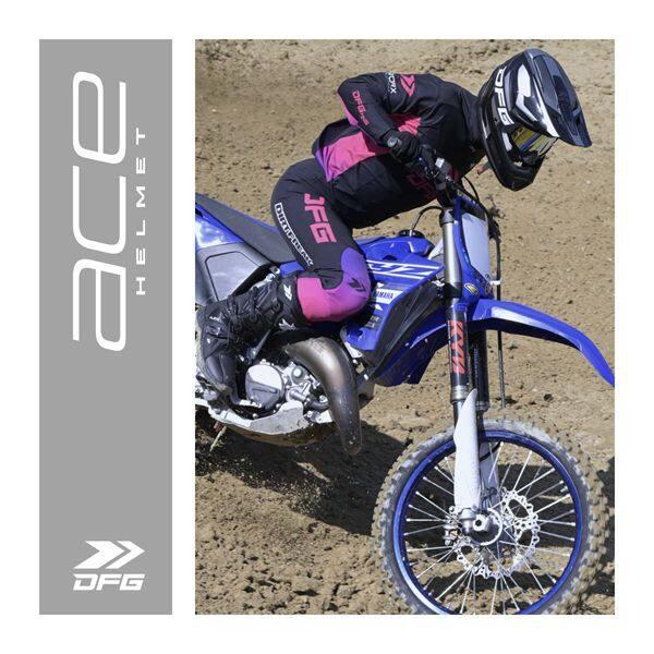 DFG ディーエフジー エースヘルメット【軽量/ベンチレーション/インカム・メガネ対応/内装洗濯可能】 サイズ：XS(53-54cm) オフロードヘルメット ヘルメット | DFG | 18