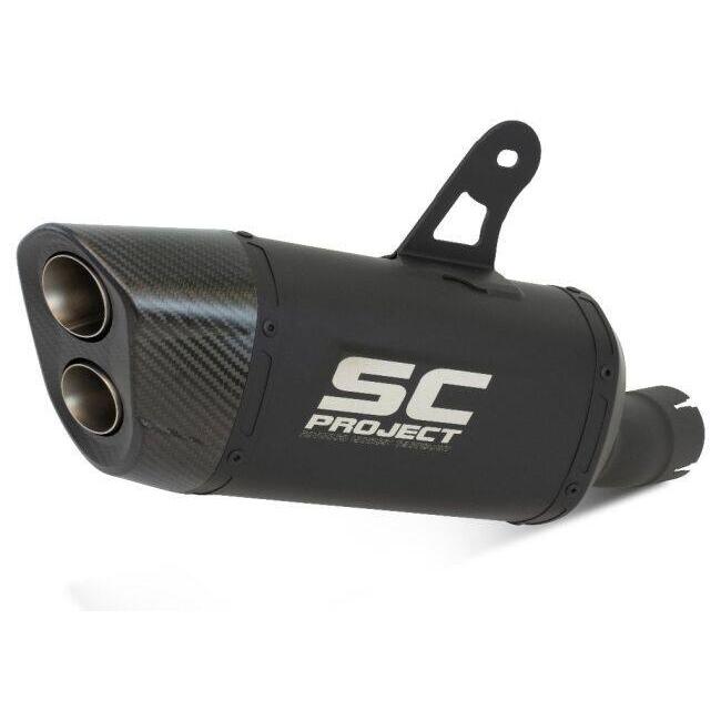 SC-PROJECT SCプロジェクト アドベンチャーR スリップオンサイレンサー【公道走行可】 本体材質：チタン (マットブラック塗装) R 1300 GS ADVENTURE BMW | SCーPROJECT | 13