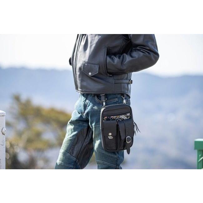 DEGNER レザー ホルスターバッグ　ボディバッグ 黒　美品 楽天市場】バイク ホルスターバッグ【デグナー】DEGNER 公式 ザー