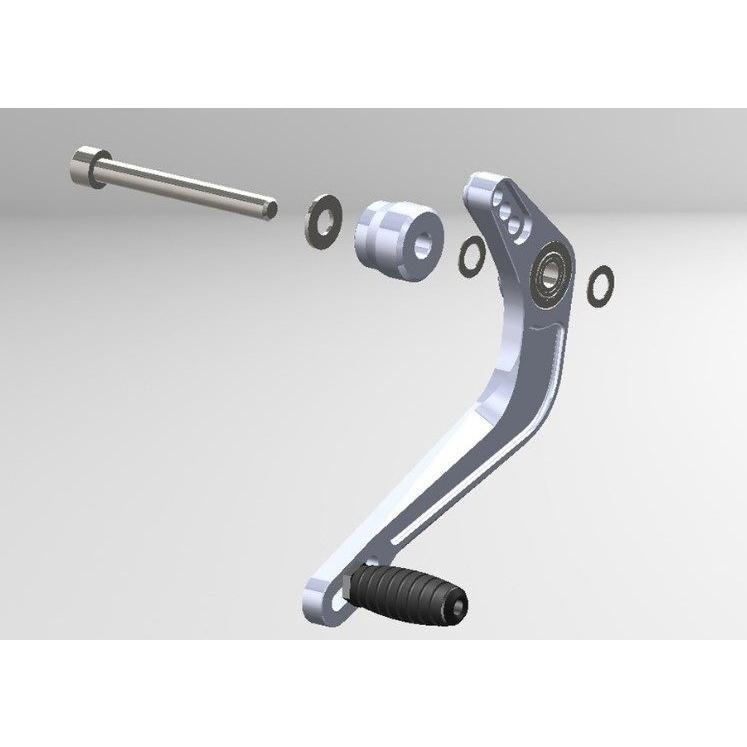 OVER オーヴァー 逆チェンジキット カラー：ガンメタル Ninja ZX-25R SE ZX-4R ZX-4RR KAWASAKI カワサキ その他ステップオプション・補修部品 ステップ 足回り | OVER RACING