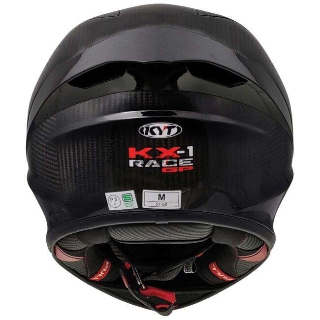 KYT ケイワイティ KX-1 RACE GP CARBON GLOSSY ／E06-FIM［カーボングロス］ヘルメット サイズ：L(59-60cm) フルフェイスヘルメット ヘルメット | ブランド登録なし | 16