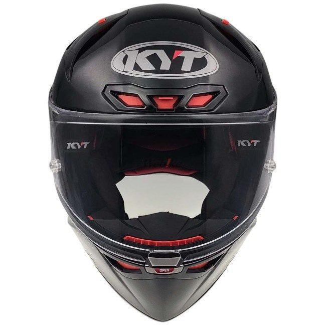 KYT ケイワイティ KX-1 RACE GP PLAIN BLACK ／E06-FIM