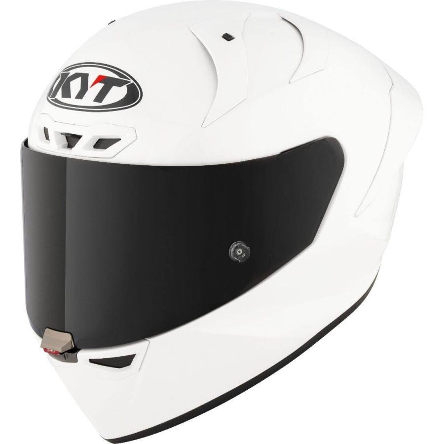 KYT ケイワイティ KX-1 RACE GP PLAIN WHITE ／E06-FIM［プレーン