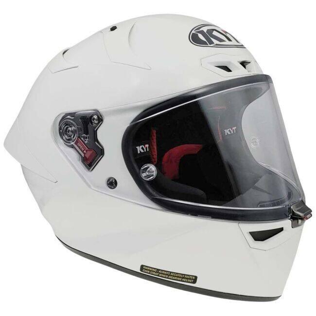 KYT ケイワイティ KX-1 RACE GP PLAIN WHITE ／E06-FIM［プレーン