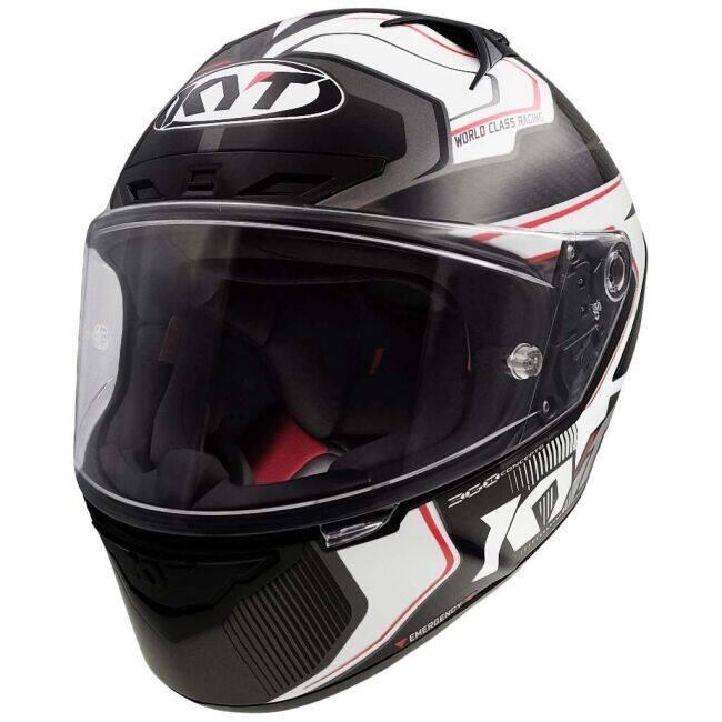 KYT ケイワイティ NZ RACE CARBON COMPETITION WHITE ／E06［カーボンコンペティションホワイト］ヘルメット サイズ：M(57-58cm) フルフェイスヘルメット | ブランド登録なし | 17