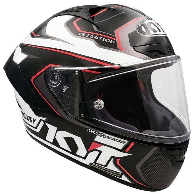 KYT ケイワイティ NZ RACE CARBON COMPETITION WHITE ／E06［カーボンコンペティションホワイト］ヘルメット サイズ：M(57-58cm) フルフェイスヘルメット | ブランド登録なし | 18