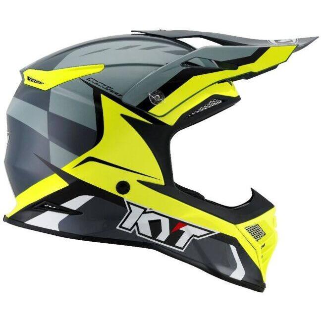 KYT ケイワイティ SKYHAWK [スカイホーク] GLOWING ANTHR.／YELLOW［グローイング アンスラサイト／イエロー］ヘルメット サイズ：M(57-58cm) ヘルメット | ブランド登録なし | 03