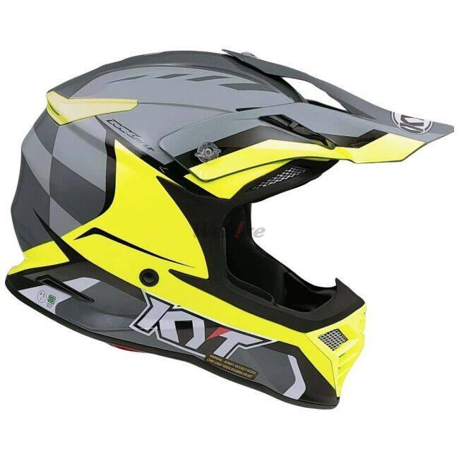KYT ケイワイティ SKYHAWK [スカイホーク] GLOWING ANTHR.／YELLOW［グローイング アンスラサイト／イエロー］ヘルメット サイズ：L(59-60cm) ヘルメット | ブランド登録なし | 19
