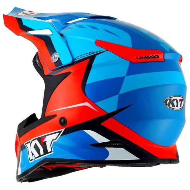 KYT ケイワイティ SKYHAWK [スカイホーク] GLOWING BLUE／ORANGE FLUO［グローイング ブルー／オレンジ フロー］ヘルメット サイズ：L(59-60cm) ヘルメット | ブランド登録なし | 05