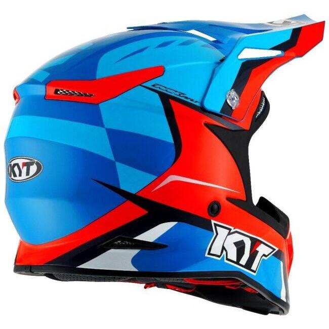 KYT ケイワイティ SKYHAWK [スカイホーク] GLOWING BLUE／ORANGE FLUO［グローイング ブルー／オレンジ フロー］ヘルメット サイズ：L(59-60cm) ヘルメット | ブランド登録なし | 06