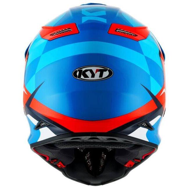 KYT ケイワイティ SKYHAWK [スカイホーク] GLOWING BLUE／ORANGE FLUO［グローイング ブルー／オレンジ フロー］ヘルメット サイズ：L(59-60cm) ヘルメット | ブランド登録なし | 07