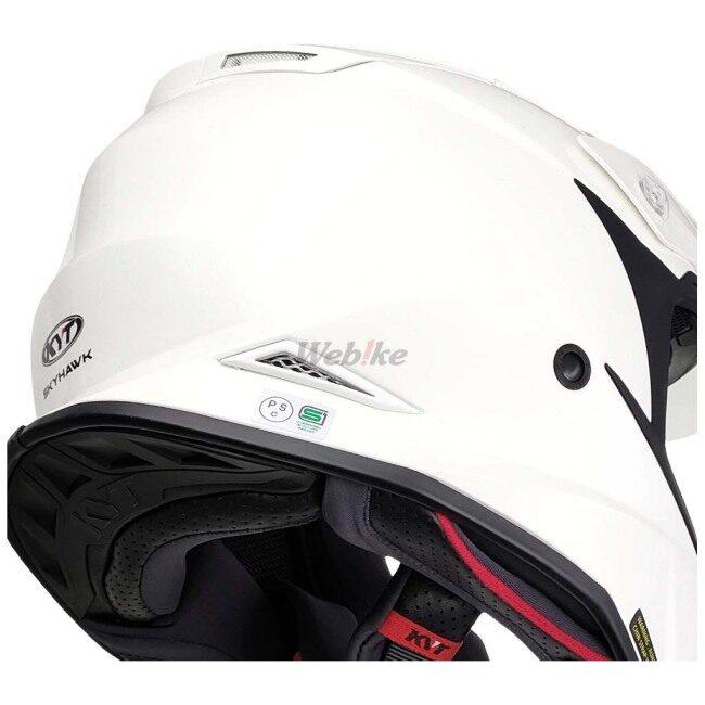 KYT ケイワイティ SKYHAWK [スカイホーク] PLAIN WHITE［プレーン ホワイト］ヘルメット サイズ：M(57-58cm) オフロードヘルメット ヘルメット | ブランド登録なし | 10