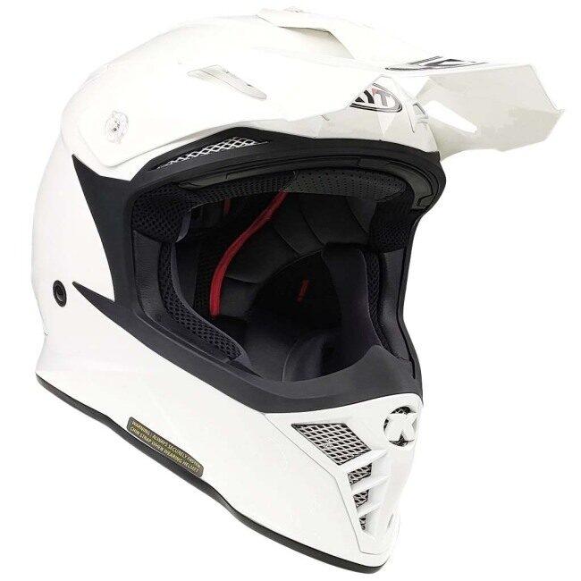 KYT ケイワイティ SKYHAWK [スカイホーク] PLAIN WHITE［プレーン ホワイト］ヘルメット サイズ：M(57-58cm) オフロードヘルメット ヘルメット | ブランド登録なし | 12