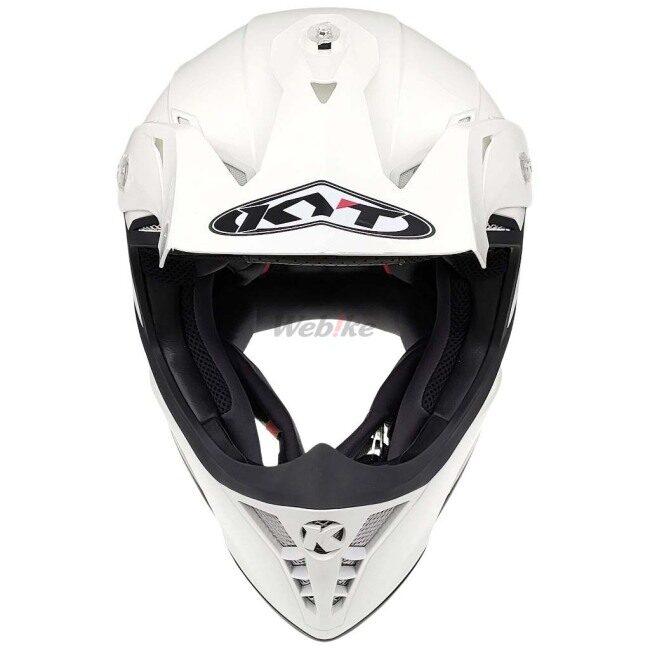KYT ケイワイティ SKYHAWK [スカイホーク] PLAIN WHITE［プレーン ホワイト］ヘルメット サイズ：M(57-58cm) オフロードヘルメット ヘルメット | ブランド登録なし | 13