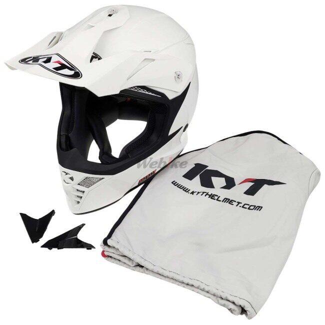 KYT ケイワイティ SKYHAWK [スカイホーク] PLAIN WHITE［プレーン ホワイト］ヘルメット サイズ：M(57-58cm) オフロードヘルメット ヘルメット | ブランド登録なし | 17