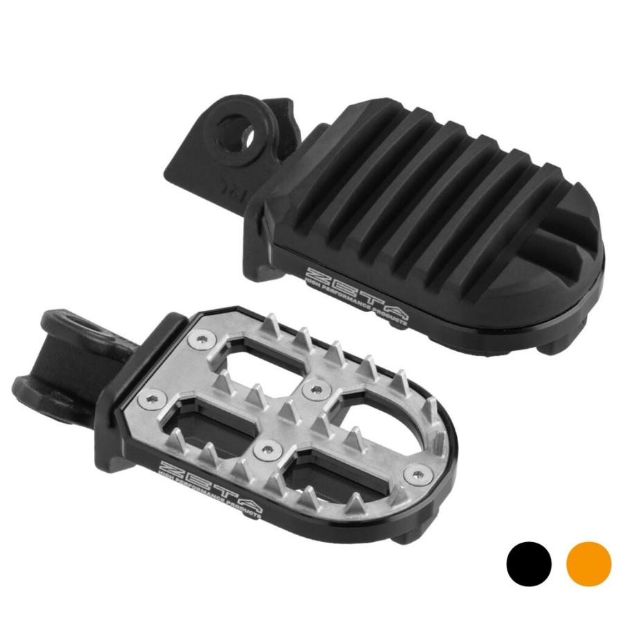 ZETA ジータ アドベンチャーフットペグ カラー：ブラック レブル 250 CL250 CL500 HONDA ホンダ フットペグ ステップ 足回り | ZETA