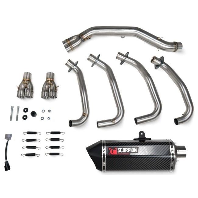SCORPION スコーピオン セルケトパラレル フルエキゾーストマフラー タイプ：カーボン／重量：6.07kg ZX-4RR KAWASAKI カワサキ マフラー | SCORPION | 04