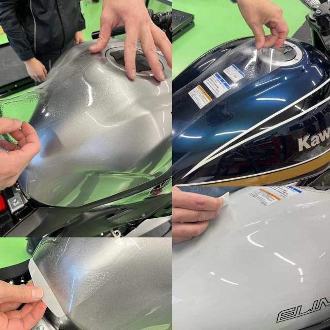 Protecs プロテクス Z900RS Z650RS フューエルタンク保護フィルム 自己