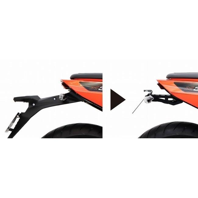 ACTIVE アクティブ フェンダーレスキット LEDナンバ-灯付 X350 HARLEY-DAVIDSON ハーレーダビッドソン フェンダー関連 外装 | ACTIVE | 03