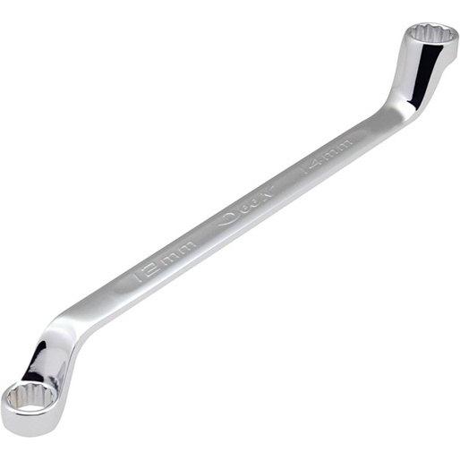 DEEN ディーン 75度オフセットメガネレンチ サイズ：16×18mm ミリ（めがねレンチ） めがねレンチ ハンドツール | DEEN