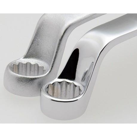 DEEN ディーン 75度オフセットメガネレンチ サイズ：16×18mm ミリ（めがねレンチ） めがねレンチ ハンドツール | DEEN | 01