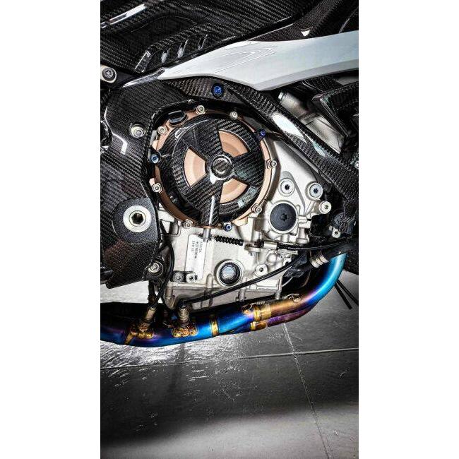 RPM CARBON アールピーエムカーボン クラッチカバープロテクター S1000RR 仕上げ：ツヤなし / 仕様：鍛造カーボン S1000XR M1000RR M1000R S1000R BMW エンジン | ブランド登録なし | 01