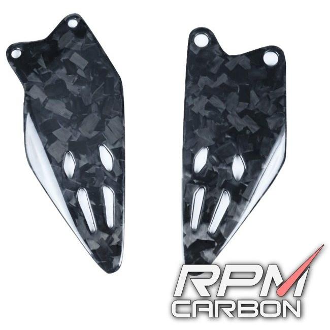 RPM CARBON アールピーエムカーボン Heel Guard for Ninja ZX-6R Finish：Glossy / Weave：Forged Carbon ZX6R KAWASAKI カワサキ｜webike｜07