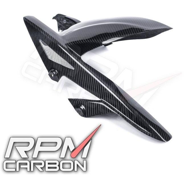 RPM CARBON アールピーエムカーボン チェーンガード付きリアフェンダー Z1000 仕上げ：ツヤなし / 仕様：平織 Ninja1000 KAWASAKI カワサキ リアフェンダーの画像