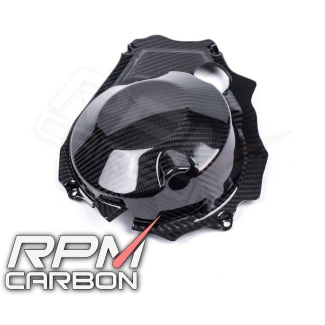 RPM CARBON アールピーエムカーボン クラッチカバーAタイプ NINJA ZX-10R 仕上げ：ツヤあり / 仕様：綾織 ZX10RR ZX10R SE KAWASAKI カワサキ クラッチカバー | ブランド登録なし | 03