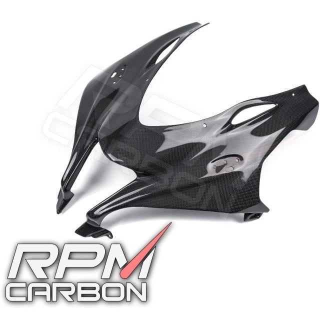 RPM CARBON アールピーエムカーボン フロントカウル NINJA ZX-10R 仕上げ：ツヤなし / 仕様：鍛造カーボン KAWASAKI カワサキ アッパーカウル・フロントカウル | ブランド登録なし | 14