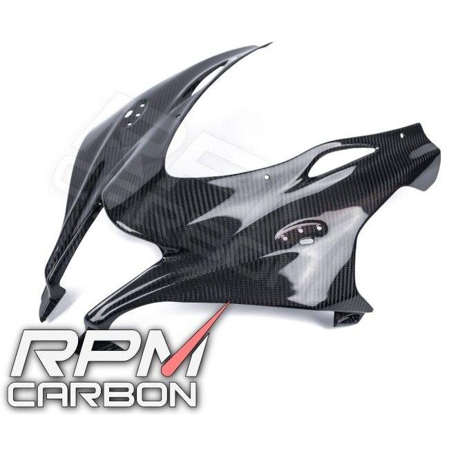 RPM CARBON アールピーエムカーボン フロントカウル NINJA ZX-10R 仕上げ：ツヤあり / 仕様：平織 KAWASAKI カワサキ アッパーカウル・フロントカウル 外装 | ブランド登録なし | 02