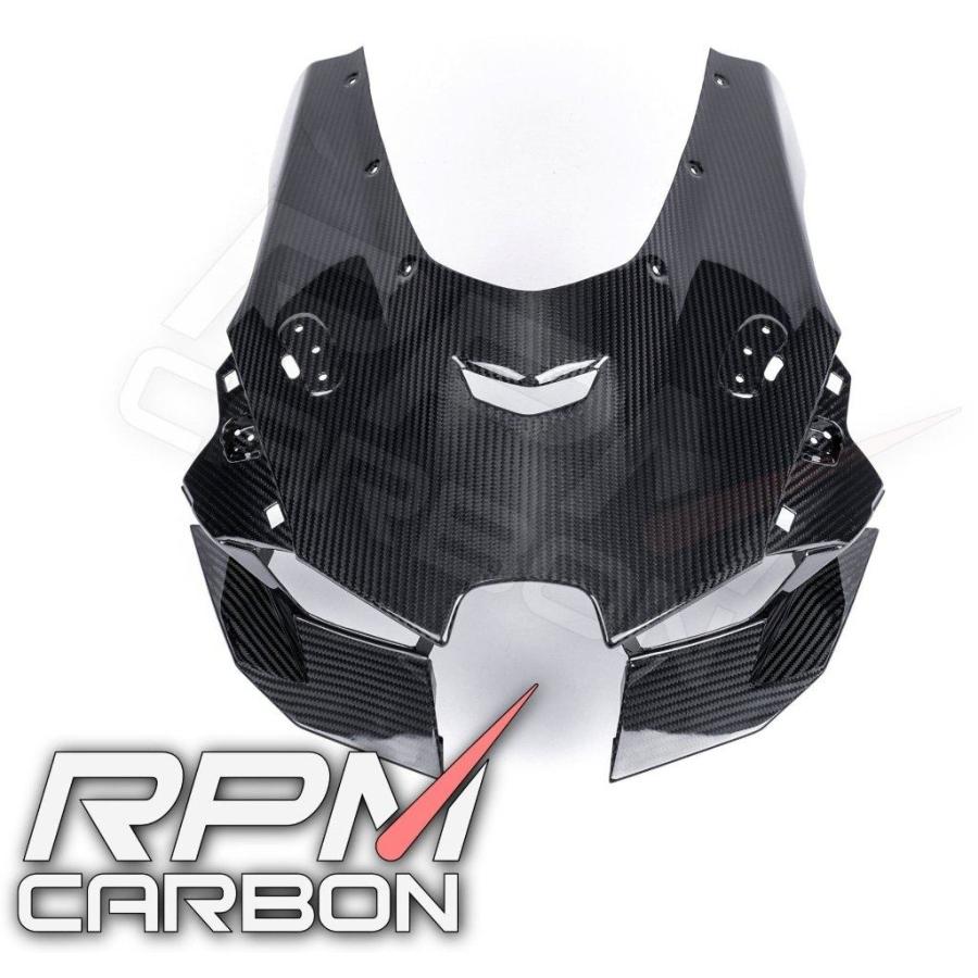 RPM CARBON アールピーエムカーボン フロントカウル NINJA ZX-10R 仕上げ：ツヤなし / 仕様：平織 KAWASAKI カワサキ アッパーカウル・フロントカウル 外装 | ブランド登録なし
