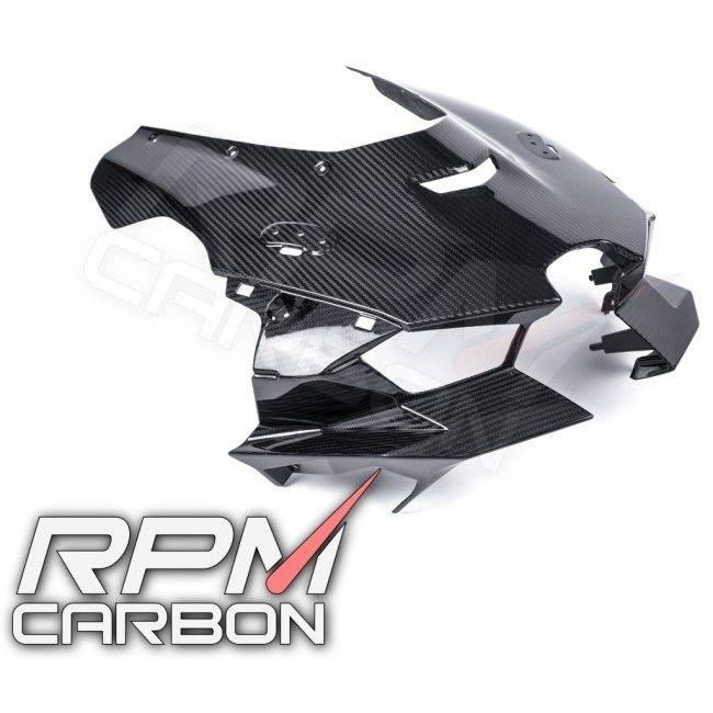 RPM CARBON アールピーエムカーボン フロントカウル NINJA ZX-10R 仕上げ：ツヤなし / 仕様：綾織 KAWASAKI カワサキ アッパーカウル・フロントカウル 外装 | ブランド登録なし | 01